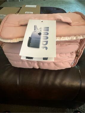 WANDF Travel Toiletry Bag for Women, Wide-open Large Makeup Bag with Handle